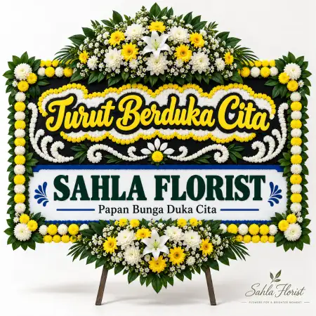 Papan Bunga Duka Buah Batu